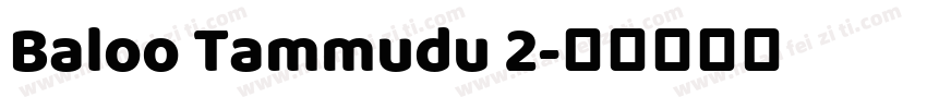 Baloo Tammudu 2字体转换
